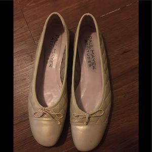 Paul Mayer Attitudes cap toe ballet flats sz 8.5